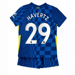 Camisola Chelsea Kai Havertz 29 Criança Equipamento Primeiro 2021-2022 Manga Curta